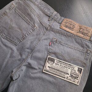 Levi's x Beams Relaxed Fit Selvedge Grey Jeans NWT 34W x 32L Limited Edition